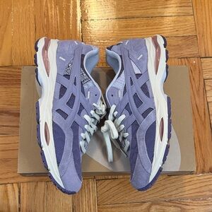 ASICS Women's Lavender and White Sneakers